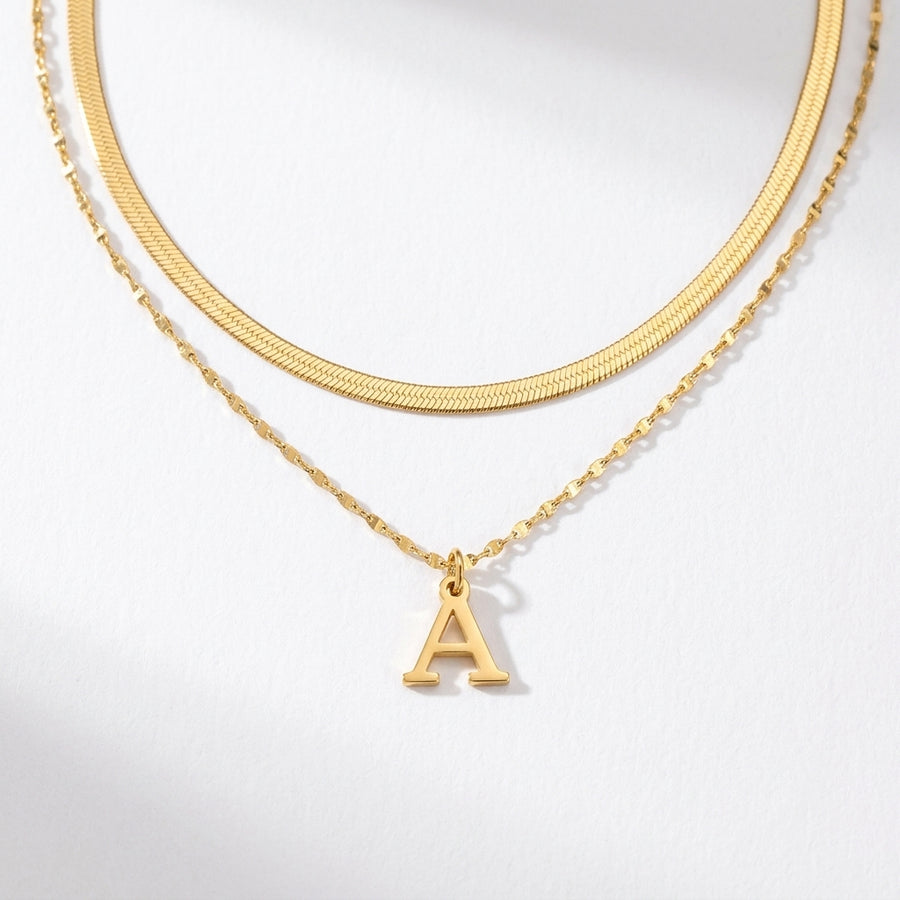Collar Doble Inicial