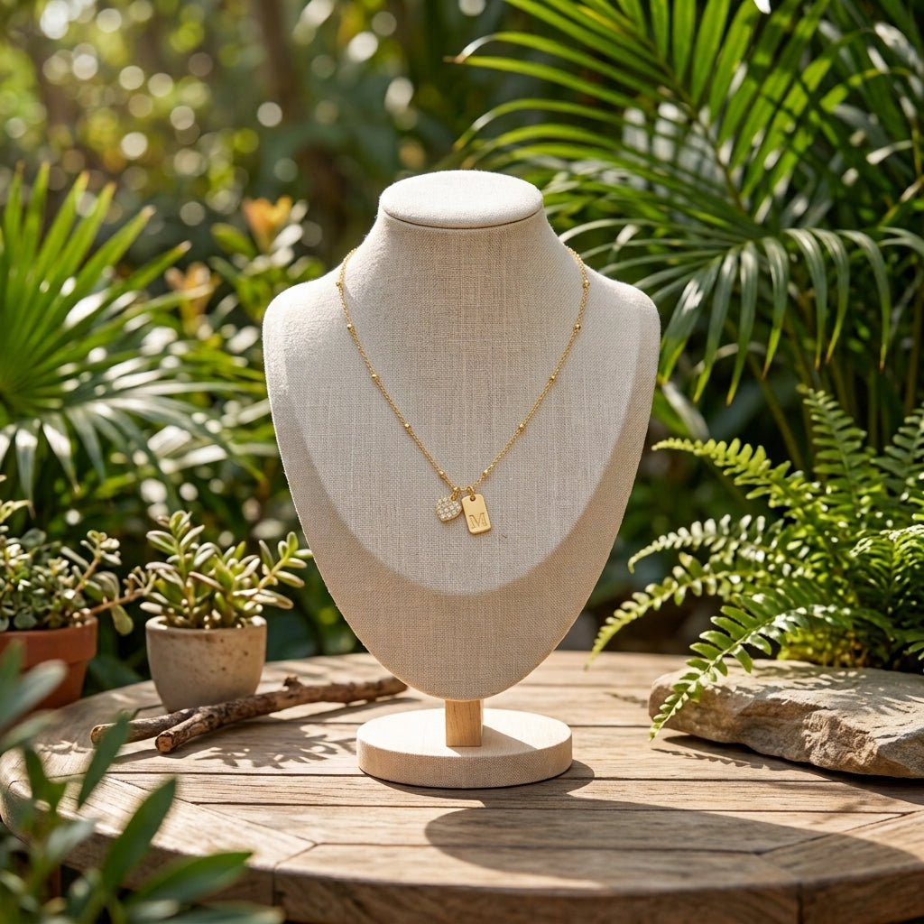 Collar Corazón Inicial